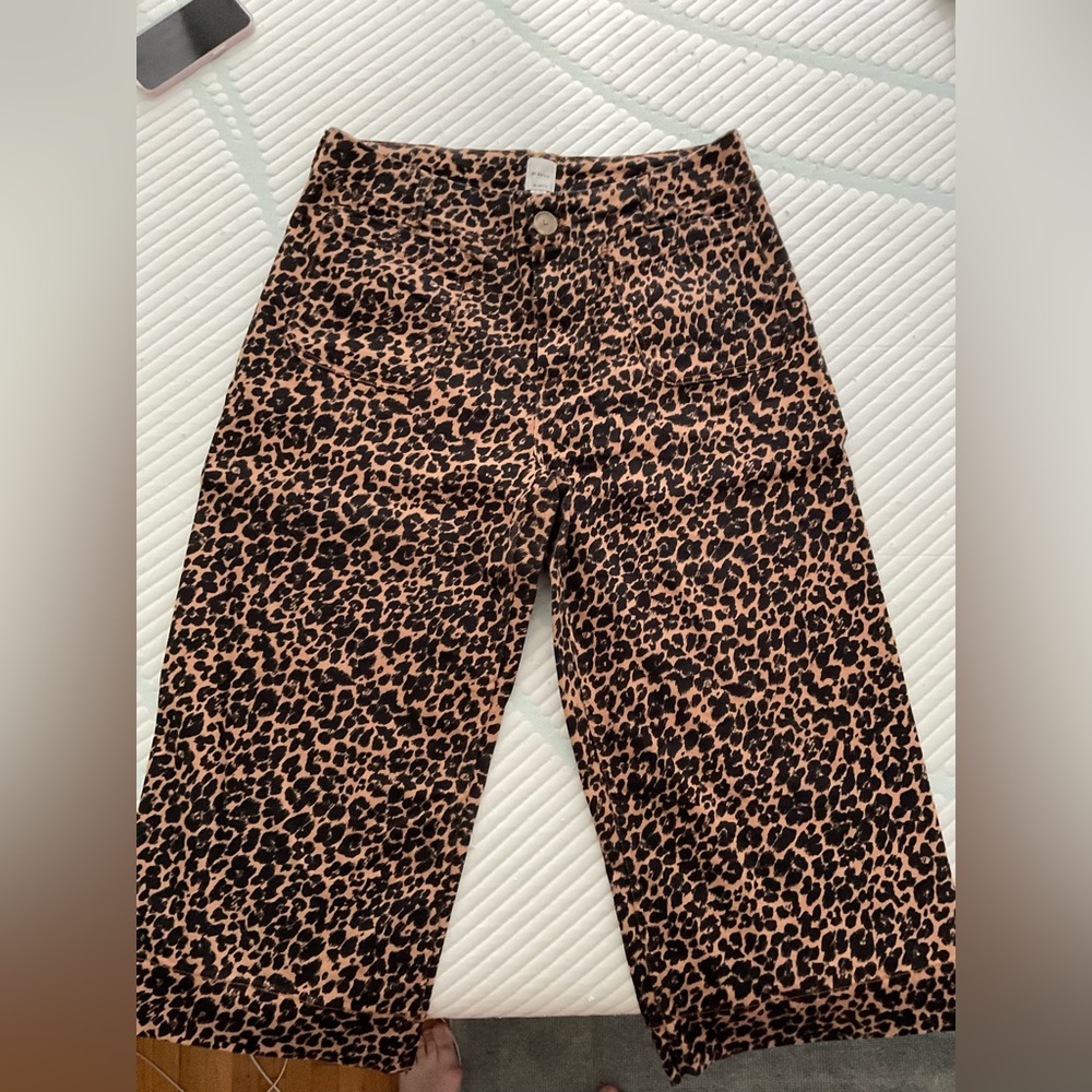 MAEVE Anthropologie Animal Print Jean